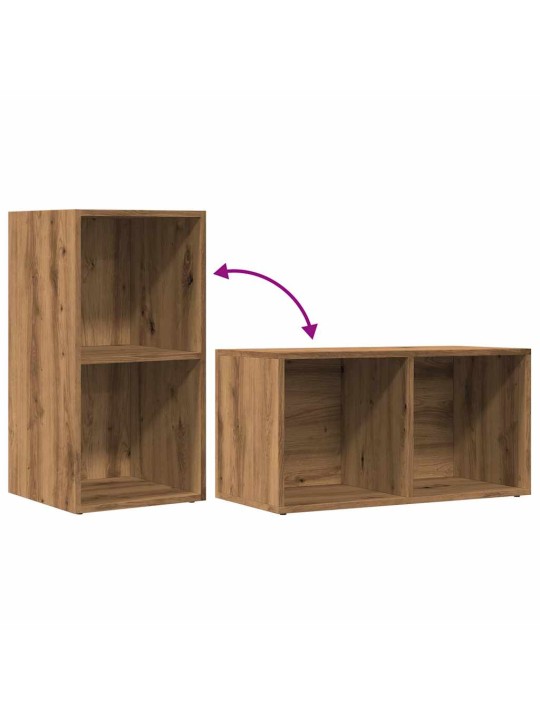Úložný box dub artisan 69,5x34x36 cm kompozitní dřevo