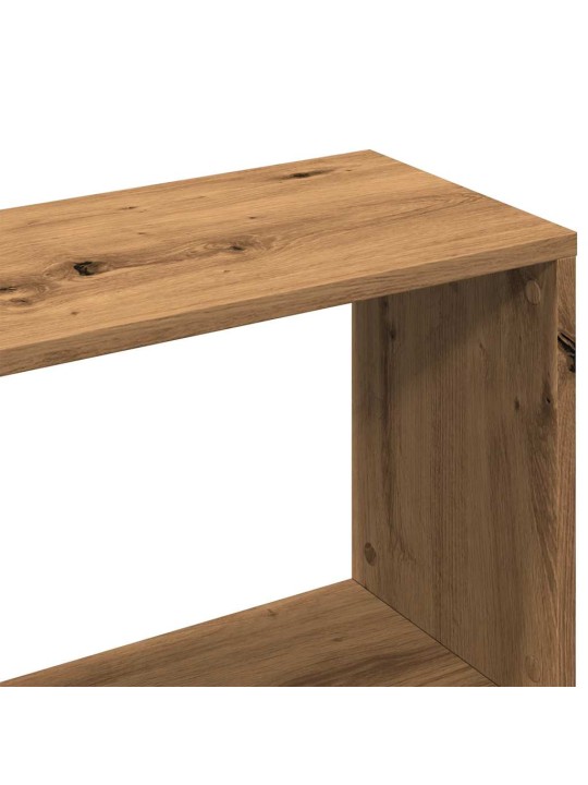 Knihovna dub artisan 97,5x29,5x100 cm kompozitní dřevo
