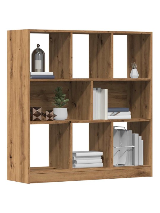 Knihovna dub artisan 97,5x29,5x100 cm kompozitní dřevo