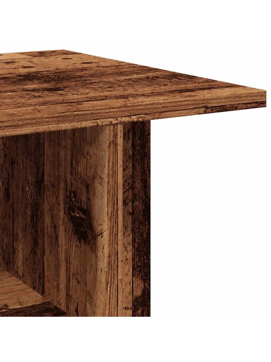 TV stolek na kolečkách old wood 80x40x45 cm kompozitní dřevo