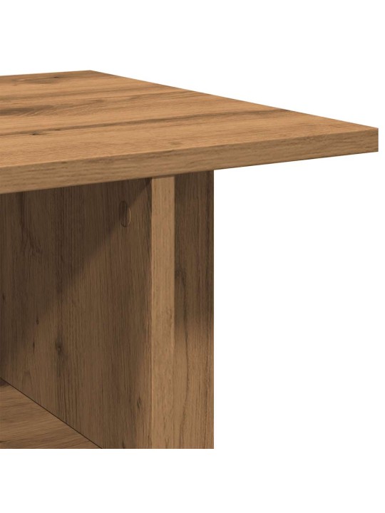TV stolek na kolečkách dub artisan 80x40x45 cm kompozitní dřevo