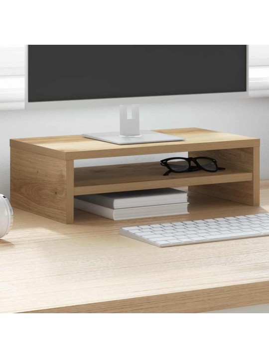 Stojan na monitor dub artisan 42x24x13 cm kompozitní dřevo