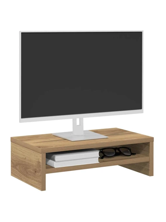 Stojan na monitor dub artisan 42x24x13 cm kompozitní dřevo