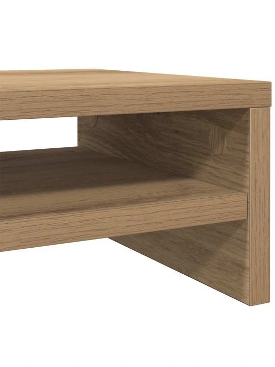 Stojan na monitor dub artisan 42x24x13 cm kompozitní dřevo