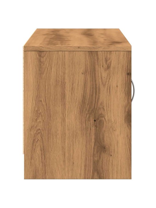 TV skříňka dub artisan 102x30x37,5 cm kompozitní dřevo