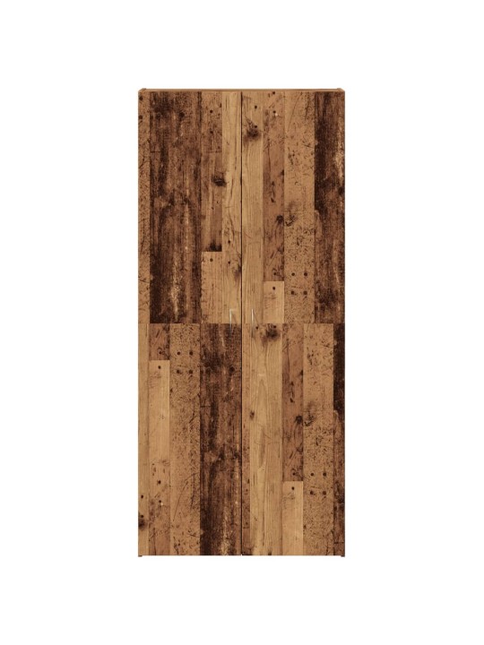Botník old wood 80 x 35,5 x 180 cm kompozitní dřevo