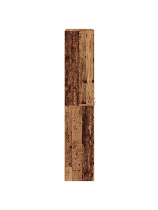 Botník old wood 80 x 35,5 x 180 cm kompozitní dřevo