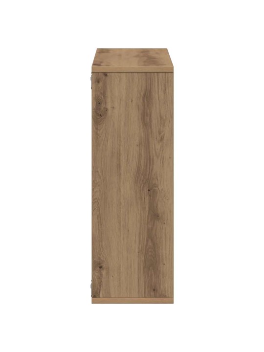 Nástěnná police dub artisan 104x20x58,5 cm kompozitní dřevo