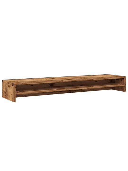 Stojan na monitor old wood 100 x 24 x 13 cm kompozitní dřevo