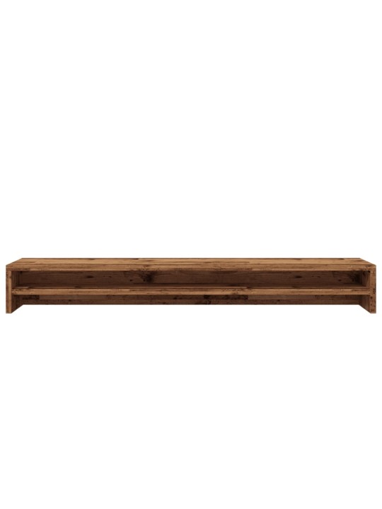 Stojan na monitor old wood 100 x 24 x 13 cm kompozitní dřevo