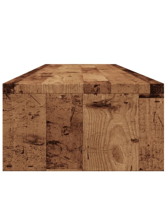 Stojan na monitor old wood 100 x 24 x 13 cm kompozitní dřevo