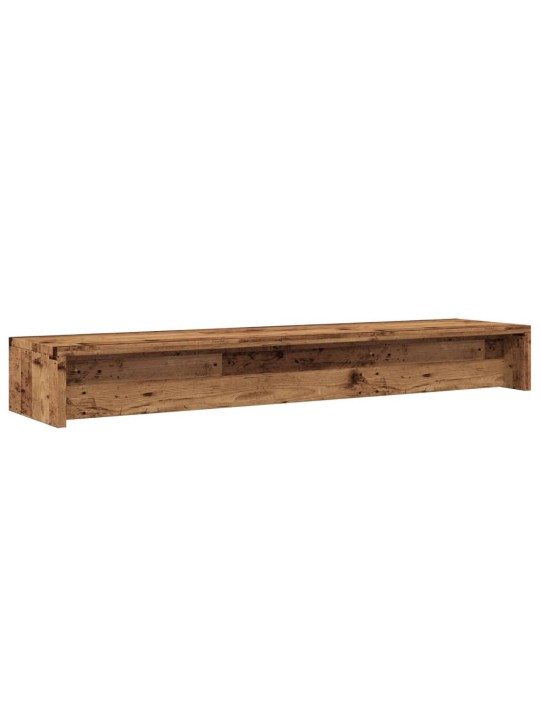 Stojan na monitor old wood 100 x 24 x 13 cm kompozitní dřevo