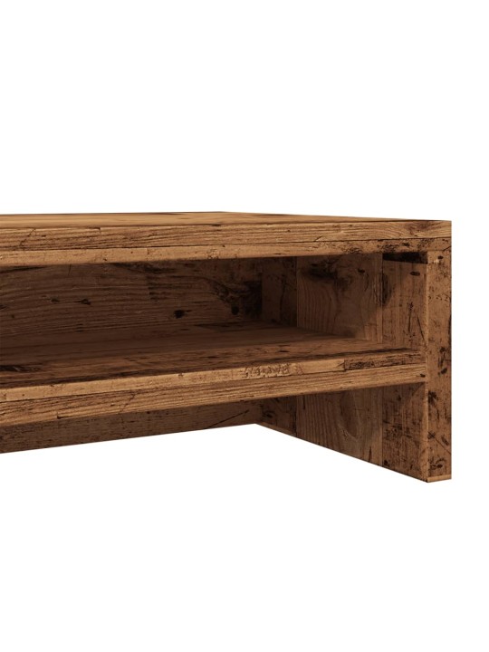 Stojan na monitor old wood 100 x 24 x 13 cm kompozitní dřevo