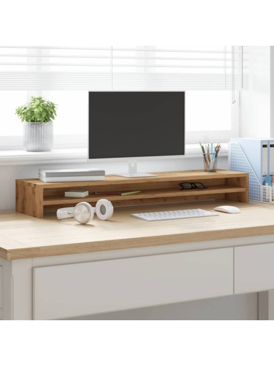 Stojan na monitor dub artisan 100 x 24 x 13 cm kompozitní dřevo