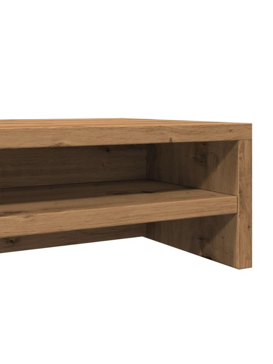 Stojan na monitor dub artisan 100 x 24 x 13 cm kompozitní dřevo