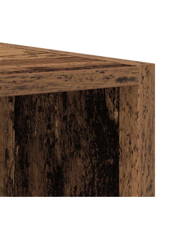 Knihovna/příborník staré dřevo 66 x 30 x 98 cm kompozitní dřevo