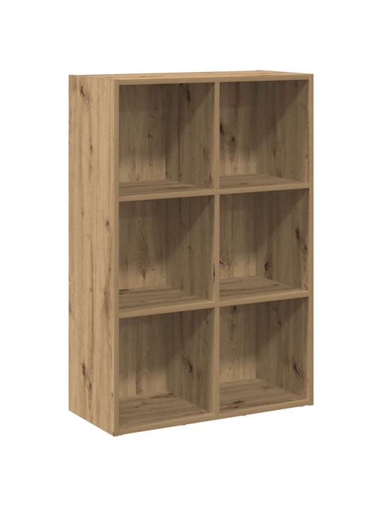 Knihovna/příborník dub artisan 66 x 30 x 98 cm kompozitní dřevo
