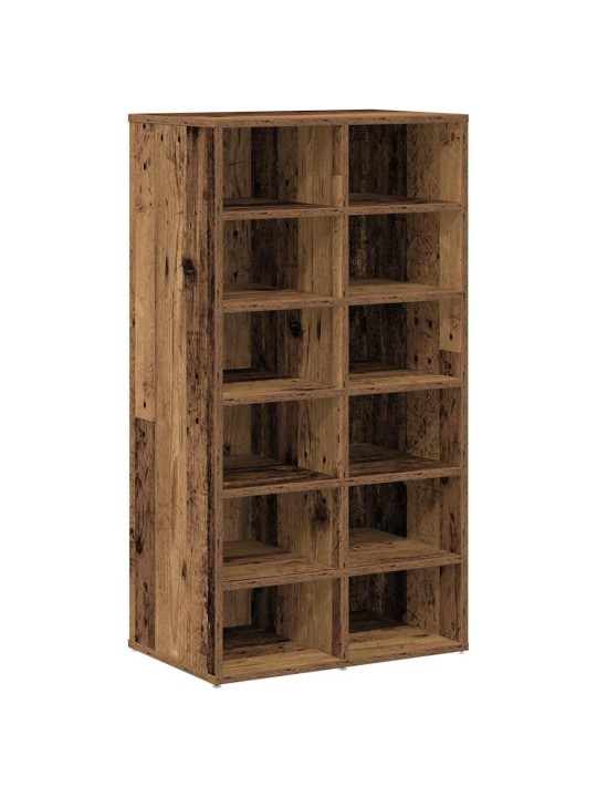 Botník old wood 54 x 34 x 100,5 kompozitní dřevo