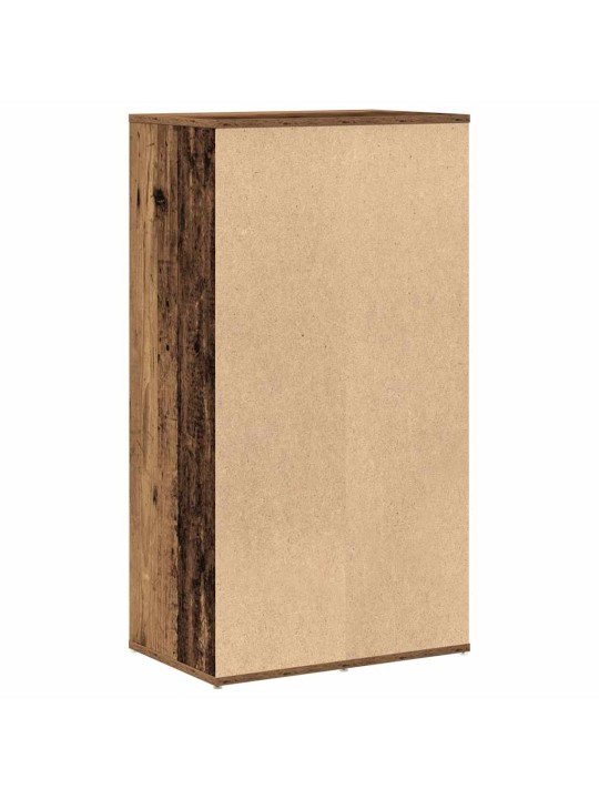 Botník old wood 54 x 34 x 100,5 kompozitní dřevo