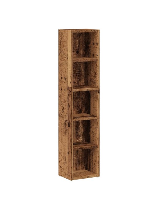 Skříňky na cd 2 ks old wood 21 x 16 x 93,5 cm kompozitní dřevo