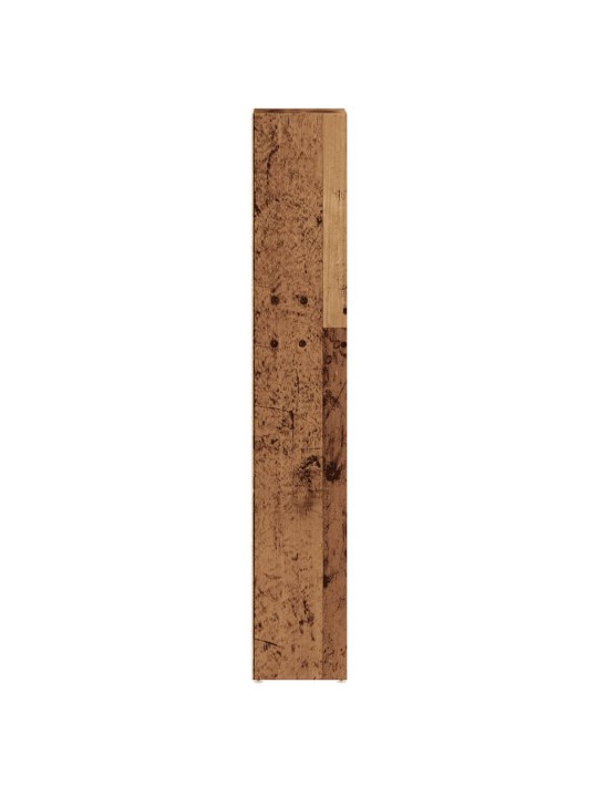 Skříňky na cd 2 ks old wood 21 x 16 x 93,5 cm kompozitní dřevo