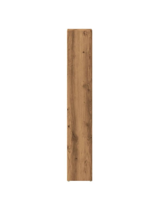 Skříňky na cd 2 ks dub artisan 21x16x93,5 cm kompozitní dřevo