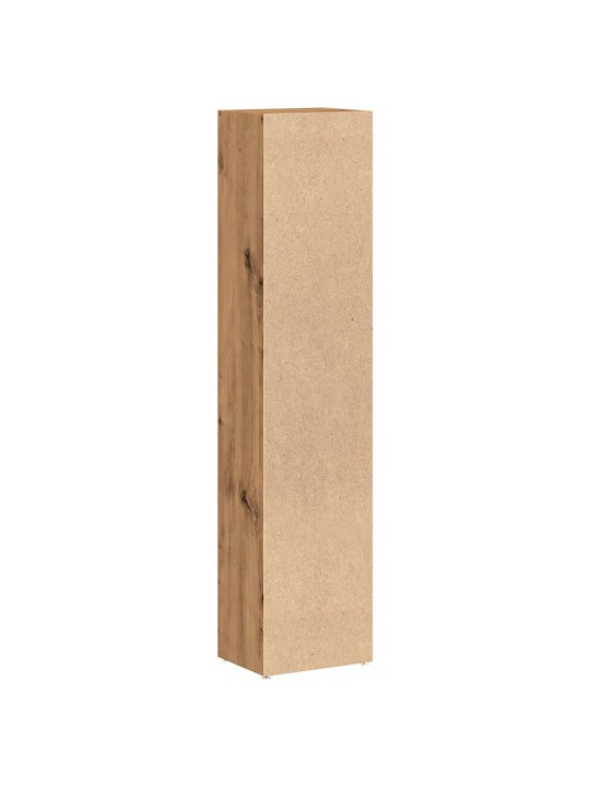 Skříňky na cd 2 ks dub artisan 21x16x93,5 cm kompozitní dřevo