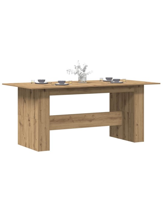 Jídelní stůl dub artisan 180x90x76 cm kompozitní dřevo