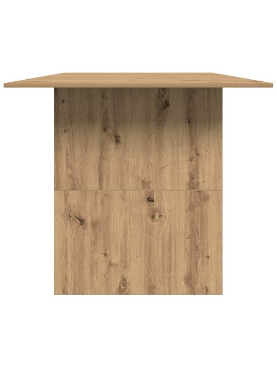 Jídelní stůl dub artisan 180x90x76 cm kompozitní dřevo