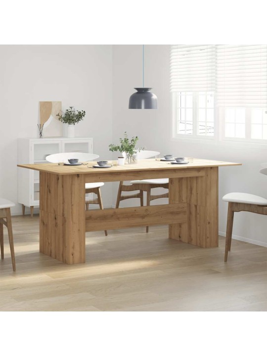 Jídelní stůl dub artisan 180x90x76 cm kompozitní dřevo