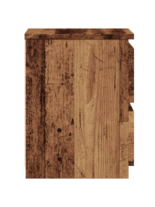 Noční stolek old wood 30 x 30 x 40 cm kompozitní dřevo