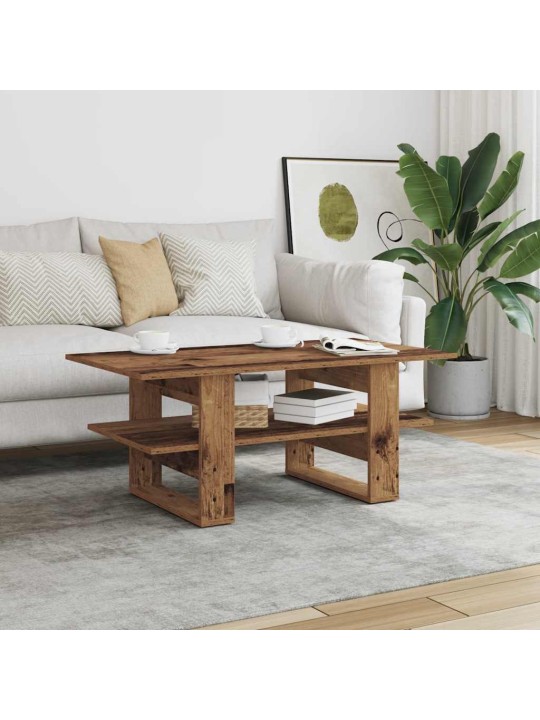 Konferenční stolek old wood 102 x 55 x 42 cm kompozitní dřevo