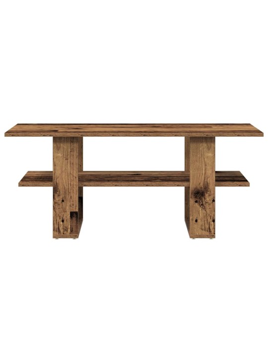 Konferenční stolek old wood 102 x 55 x 42 cm kompozitní dřevo