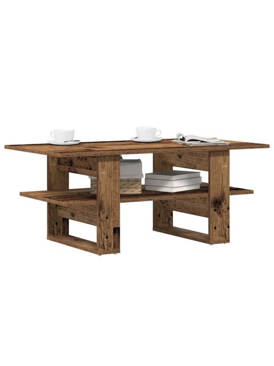 Konferenční stolek old wood 102 x 55 x 42 cm kompozitní dřevo