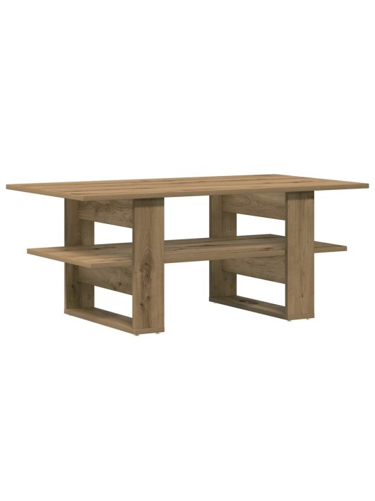 Konferenční stolek dub artisan 102x55x42 cm kompozitní dřevo