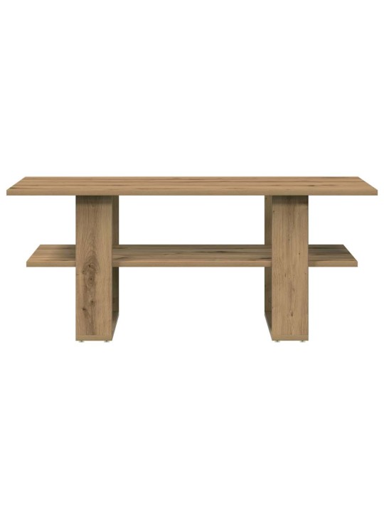 Konferenční stolek dub artisan 102x55x42 cm kompozitní dřevo