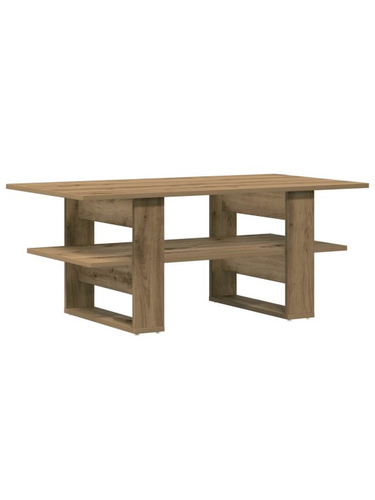 Konferenční stolek dub artisan 102x55x42 cm kompozitní dřevo