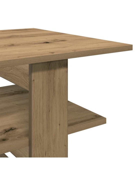 Konferenční stolek dub artisan 102x55x42 cm kompozitní dřevo