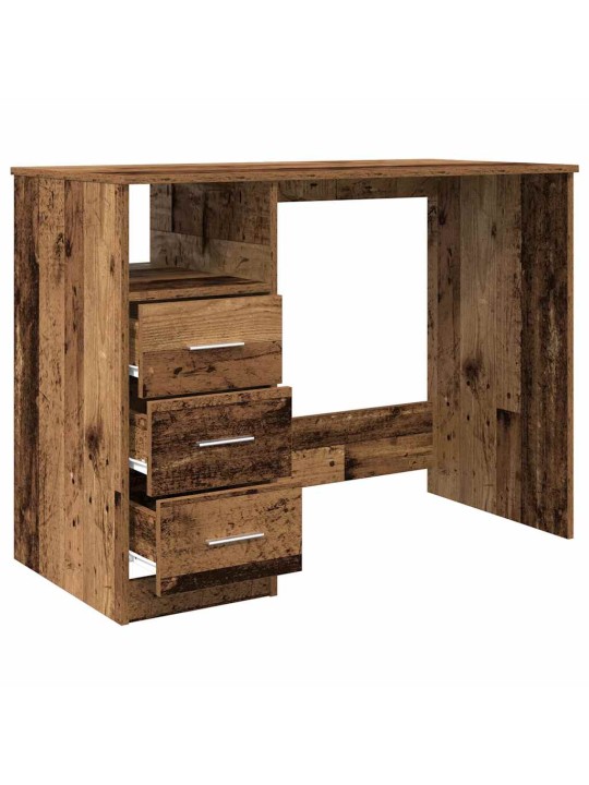 Psací stůl old wood 102x76x50 cm kompozitní dřevo