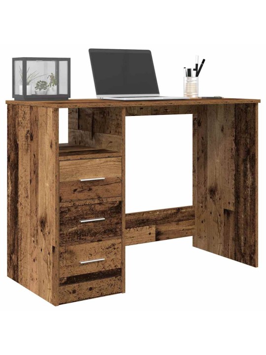 Psací stůl old wood 102x76x50 cm kompozitní dřevo