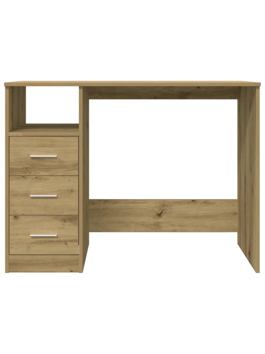 Psací stůl dub artisan 102x76x50 cm kompozitní dřevo