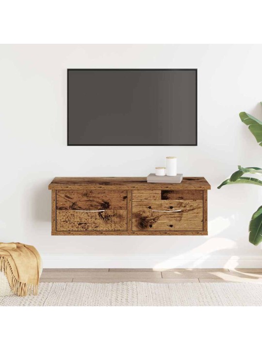 Nástěnná skříňka old wood 60x26x18,5 cm kompozitní dřevo