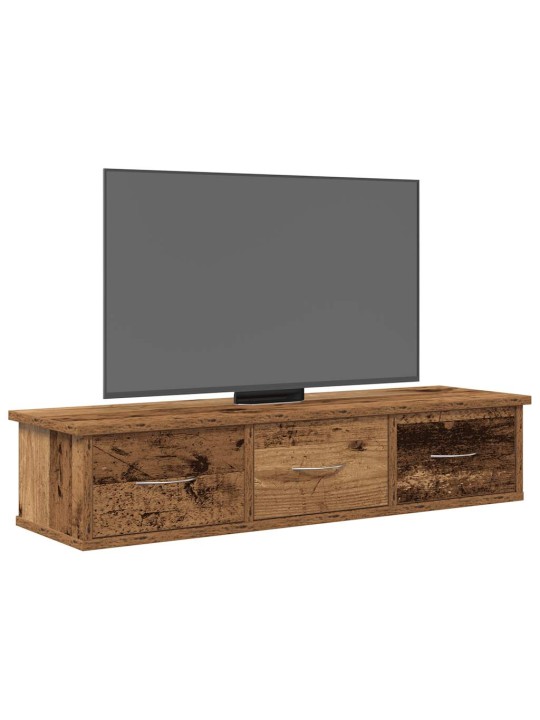 Nástěnná skříňka old wood 88 x 26 x 18,5 cm kompozitní dřevo
