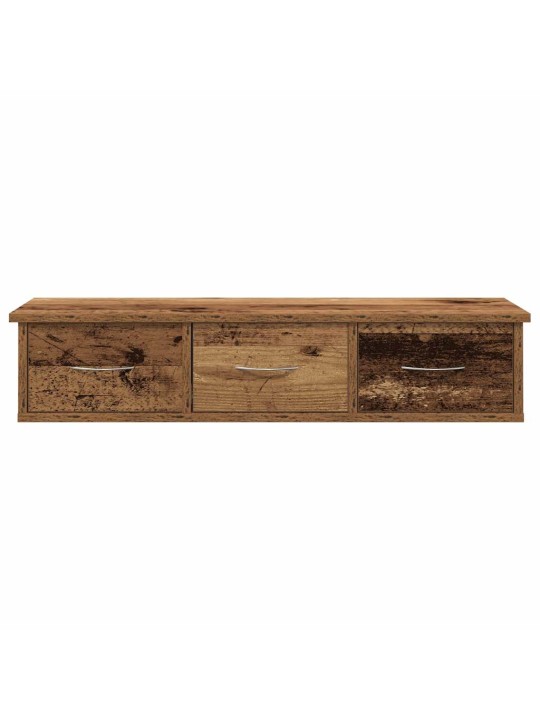 Nástěnná skříňka old wood 88 x 26 x 18,5 cm kompozitní dřevo