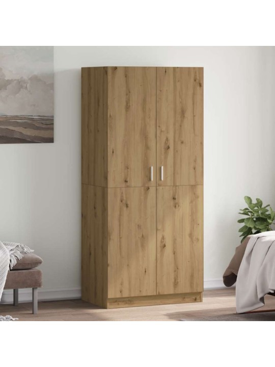 Šatní skříň dub artisan 80 x 52 x 180 cm kompozitní dřevo