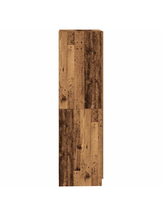 Šatní skříň old wood 90 x 52 x 200 cm kompozitní dřevo