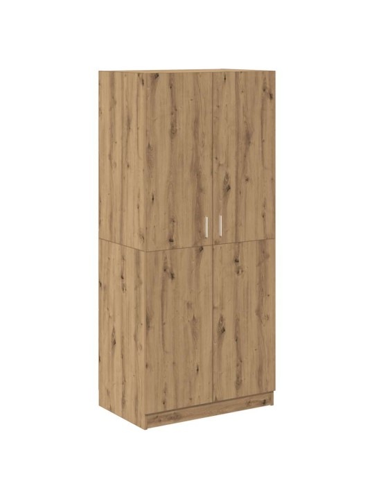 Šatní skříň dub artisan 90 x 52 x 200 cm kompozitní dřevo