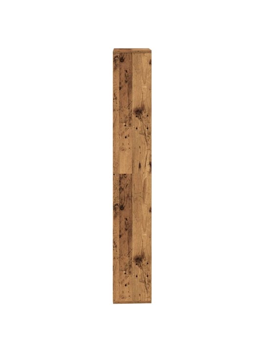 Knihovna old wood 157x24x160 cm kompozitní dřevo