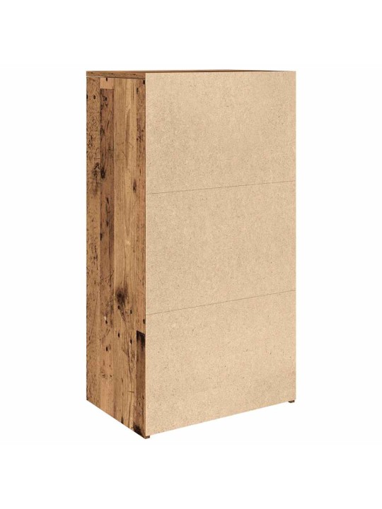 Příborník se 6 zásuvkami old wood 50 x 34 x 96 cm dřevotříska