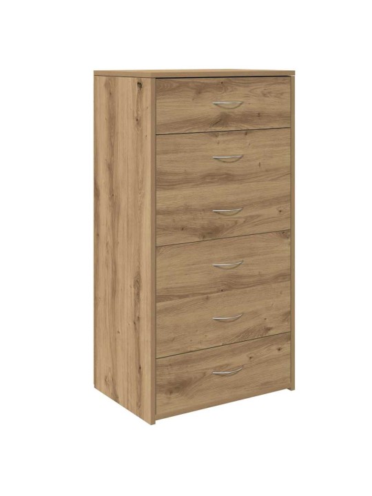 Příborník se 6 zásuvkami dub artisan 50x34x96 cm dřevotříska